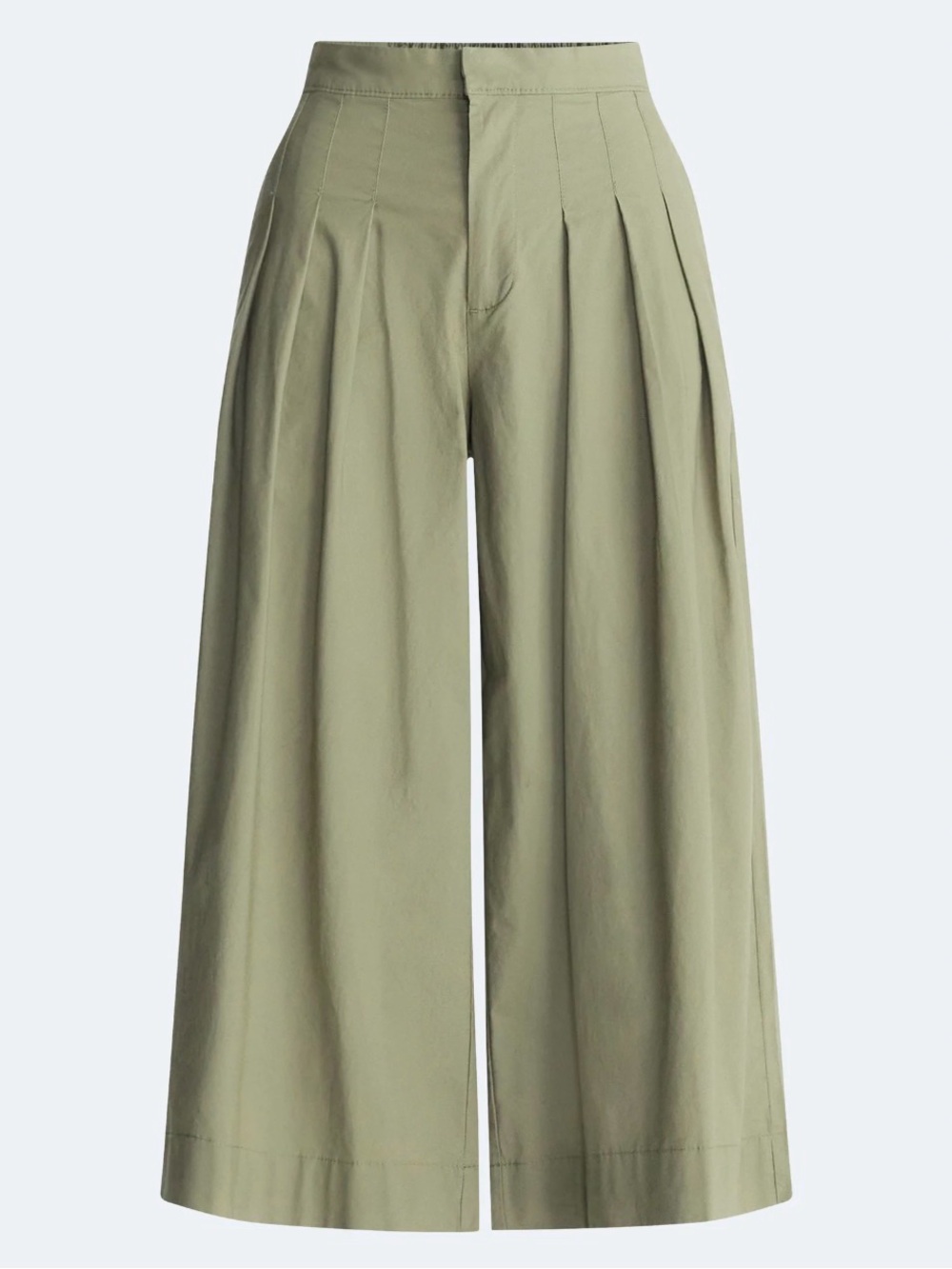 Navy blue Wide Leg Culotte Pants